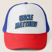 Uncle Modern Simple Cool Comic Truckerkappe (Vorderseite)