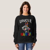 Uncle Of A Warrior Autism Awareness T Shirt (Vorne ganz)