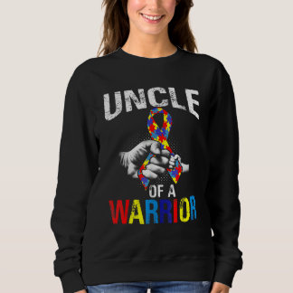Uncle Of A Warrior Autism Awareness T Shirt
