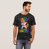 Uncle of the Birthday Princess Girl Dabbing Unicor T-Shirt (Vorne ganz)