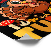Uncle Of The Little Turkey Thanksgiving Baby Showe Poster (Ecke)