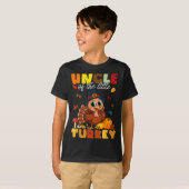 Uncle Of The Little Turkey Thanksgiving Baby Showe T-Shirt (Vorne ganz)