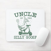 Uncle Of The Silly Goose First Birthday Family Mat Mousepad (Mit Mouse)