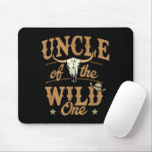 Uncle Of The Wild One Cowboy Western Rodeo Party M Mousepad (Mit Mouse)