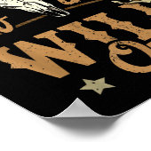 Uncle Of The Wild One Cowboy Western Rodeo Party M Poster (Ecke)