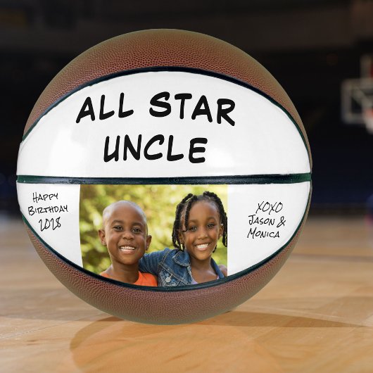 Uncle Personalisiert Foto Basketball