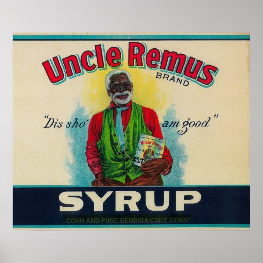 Uncle Remus Sirup LabelKairo, GA Poster (Vorne)