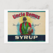 Uncle Remus Sirup LabelKairo, GA Postkarte (Vorderseite)