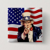 Uncle Sam 1 Button (Vorderseite)