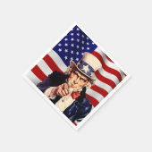 Uncle Sam 1 Serviette (Ecke)