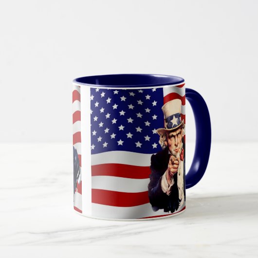 Uncle Sam 1 Tasse (VorderseiteRechts)