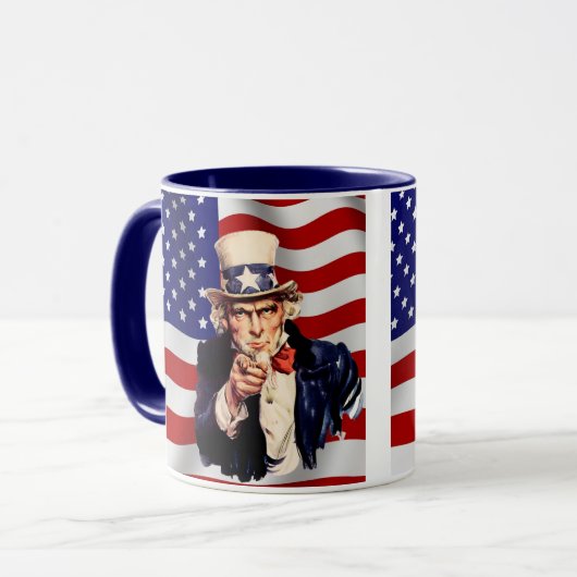Uncle Sam 1 Tasse (Vorderseite Links)
