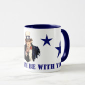 Uncle Sam 4. Juli Tasse (VorderseiteRechts)