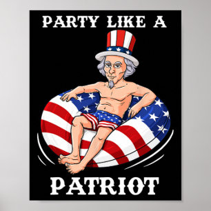 Uncle Sam 4. Juli USA Patriot Fun Poster