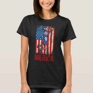 Uncle Sam 4. Juli Women Men American USA Flag T-Shirt