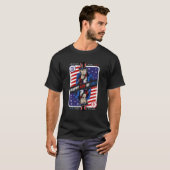 Uncle Sam 4th July American Pride Patriotic T-Shirt (Vorne ganz)