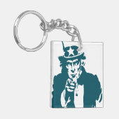 Uncle Sam Acrylic Schlüsselanhänger (Vorderseite links)
