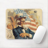 "Uncle Sam Auf der Brücke!" mousepad (Mit Mouse)