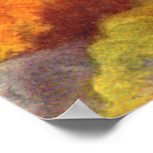 Uncle Sam aus den 40er Jahren rollt sich den Ärmel Poster (Ecke)