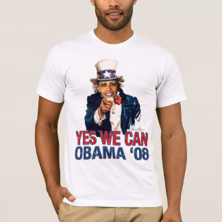 Uncle Sam - Barack Obama 08 JA KÖNNEN WIR T-Shirt