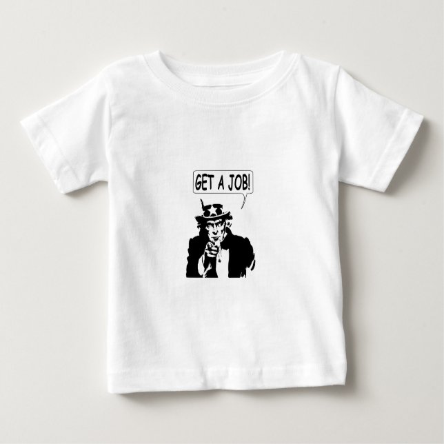 Uncle Sam bekommt einen Job Baby T-shirt (Vorderseite)