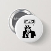 Uncle Sam bekommt einen Job Button (Vorne & Hinten)