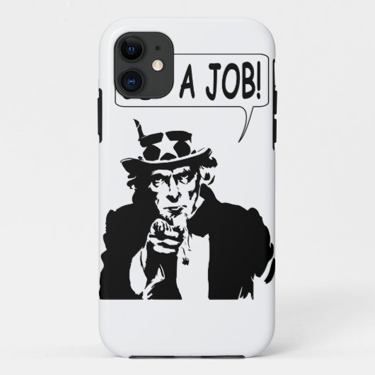 Uncle Sam bekommt einen Job Case-Mate iPhone Hülle (Rückseite)
