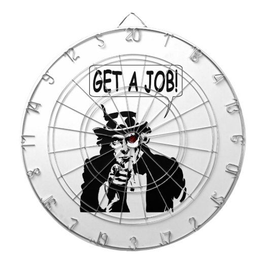 Uncle Sam bekommt einen Job Dartscheibe (vorne)