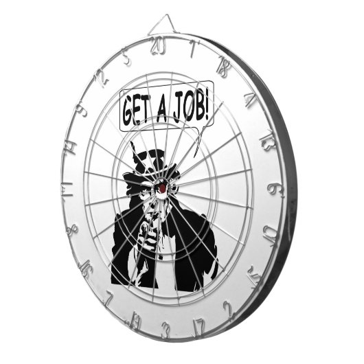 Uncle Sam bekommt einen Job Dartscheibe (Vorderseite rechts)