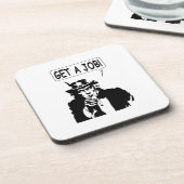 Uncle Sam bekommt einen Job Getränkeuntersetzer (Linke Seite)