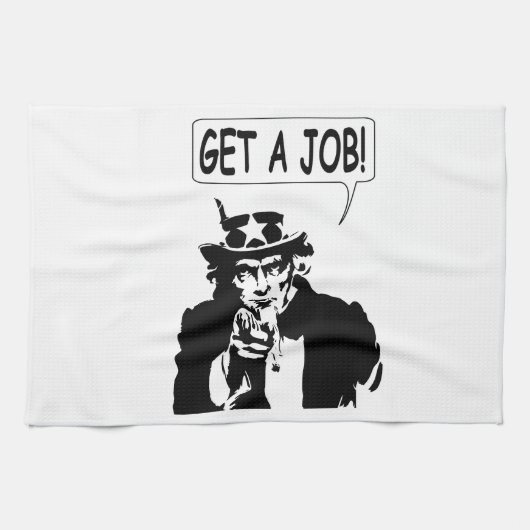 Uncle Sam bekommt einen Job Handtuch (Horizontal)