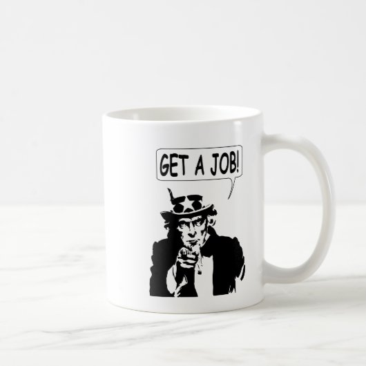 Uncle Sam bekommt einen Job Kaffeetasse (Rechts)