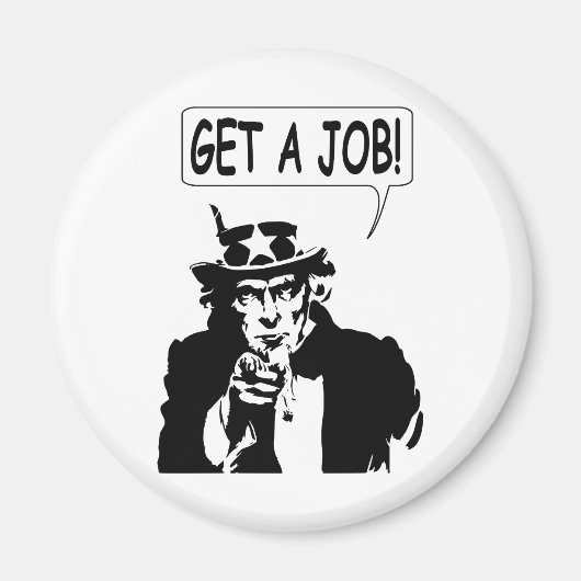 Uncle Sam bekommt einen Job Magnet (Vorne)