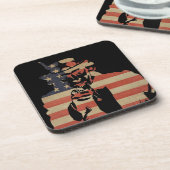 Uncle Sam Beverage Coaster Getränkeuntersetzer (Linke Seite)