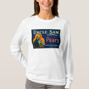 Uncle Sam Birnen-Kiste LabelWapato, WA T-Shirt