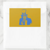 Uncle Sam (Blue) auf Stickers (Tasche)