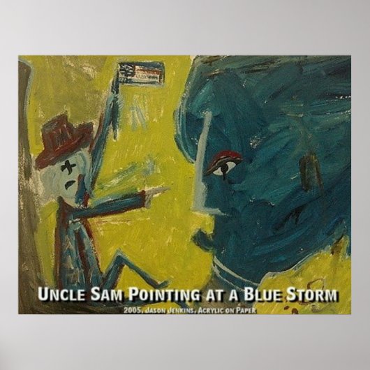 UNCLE SAM BLUE STORM POSTER (Vorne)