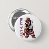 Uncle Sam Button (Vorne & Hinten)