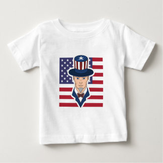 Uncle Sam Cartoon Baby T-shirt