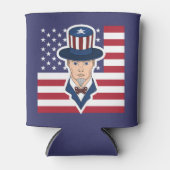 Uncle Sam Cartoon Dosenkühler (Vorderseite)