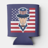 Uncle Sam Cartoon Dosenkühler (Rückseite)