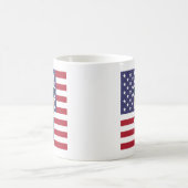 Uncle Sam Cartoon Kaffeetasse (Mittel)