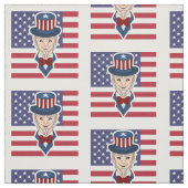 Uncle Sam Cartoon Stoff (Muster)