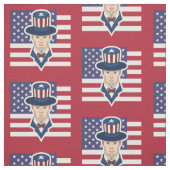 Uncle Sam Cartoon Stoff (Muster)