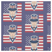 Uncle Sam Cartoon Stoff (Muster)