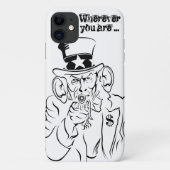 Uncle Sam Case-Mate iPhone Hülle (Rückseite)