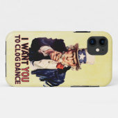Uncle Sam Clogging Dance Case-Mate iPhone Hülle (Rückseite (Horizontal))