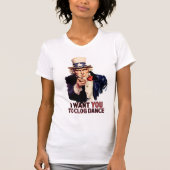 Uncle Sam Clogging Dance T-Shirt (Vorderseite)