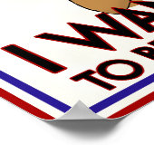 Uncle Sam Corgi Poster (Ecke)