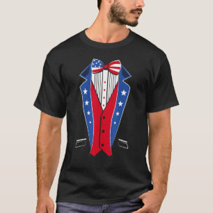 Uncle Sam Costume Hat American USA Flag 4. 4. T-Shirt